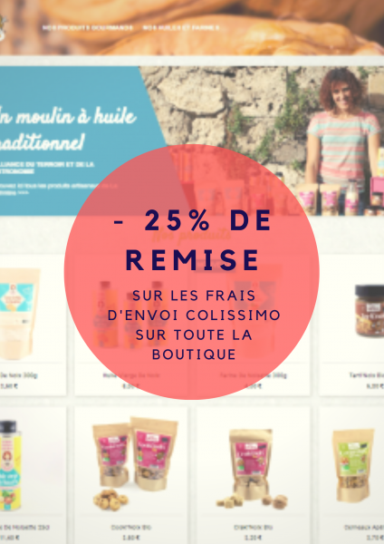 EXCLU : -25% sur vos frais d’envoi Colissimo sur toute la Belle Boutique Noix!