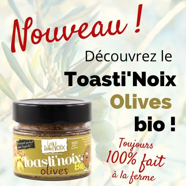 Toasti’Noix Olives bio à découvrir chez la Belle Noix!